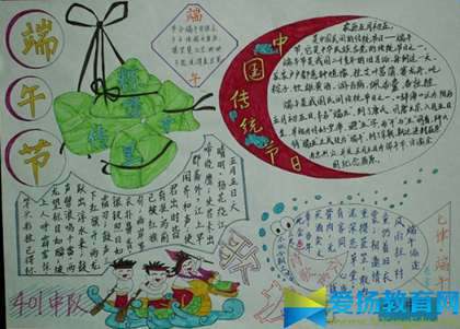 端午节的手抄报图片