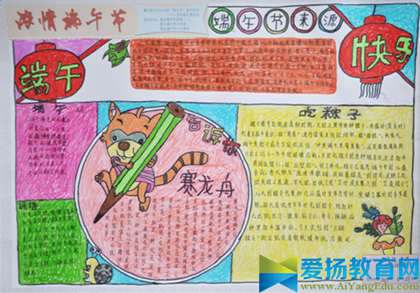 端午节手抄报花边图片