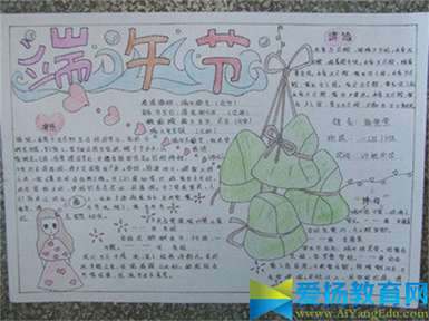 端午节手抄报图片