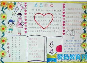 简单的感恩母亲节手抄报图片大全_2017年母亲节创意手抄报图片及资料