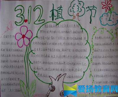 植树节手抄报图片大全简单又漂亮2017